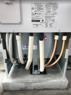 野洲市N様邸　エコキュート施工後4